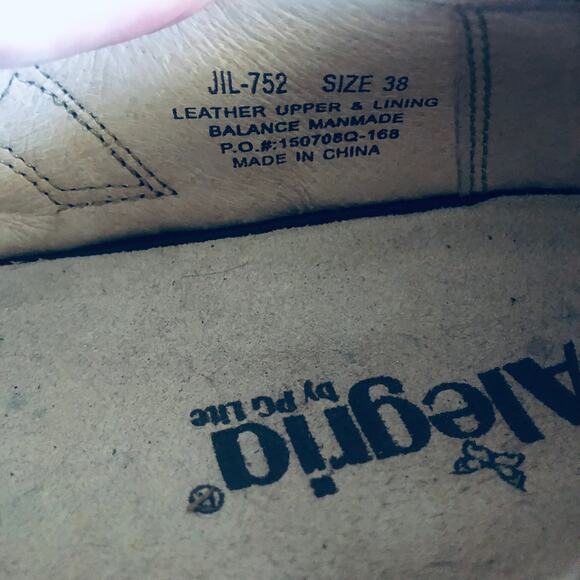 Alegria Jil-752 Women's 38 Metallic Silver Comfort Mary Jane Shoe Closed Toe 8 - Picture 9 of 11